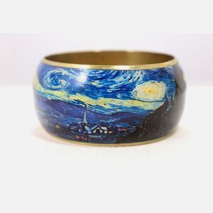 Vintage Starry Night Inspired Bangle